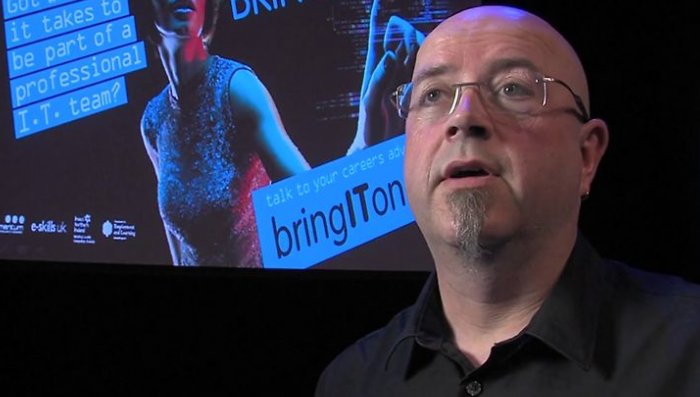 Greg Maguire at ICT event